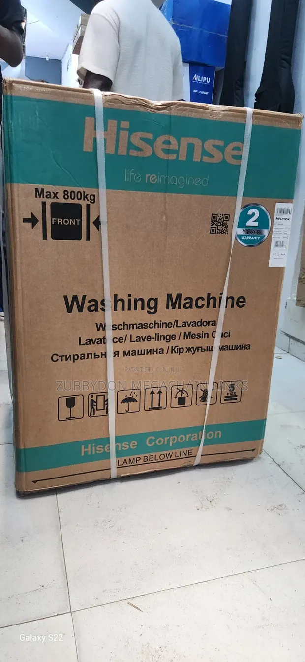 Hisense 8kg Front Load Washing Machine - Sabon Abu - 1