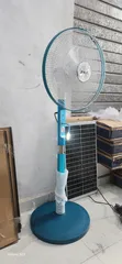 AKT 16-Inch Rechargeable Standing Fan - 1