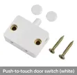 Cabinet Push Switch for Lights - 1