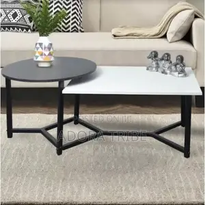 2-in-1 Modern Center Table Set