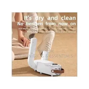 Electric Foldable 360° 2-in-1 Shoe Dryer with 120 Min Timer