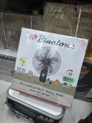 Binatone 18-inch Rechargeable Wall Mount Fan