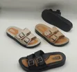 Polex Ladies Slide - Brown Leopard Print - 1
