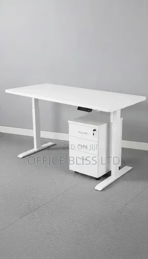 Eletric Adjustable Height Desk Tare da Mobile Drawer - 1.4m