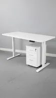 Eletric Adjustable Height Desk Tare da Mobile Drawer - 1.4m - 2