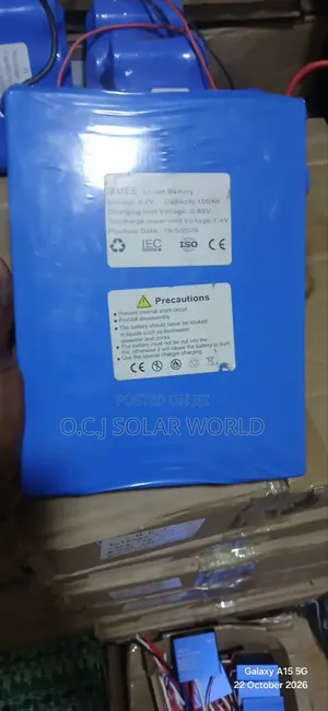 OCJ Solar Lithium Battery 3.2V 100Ah