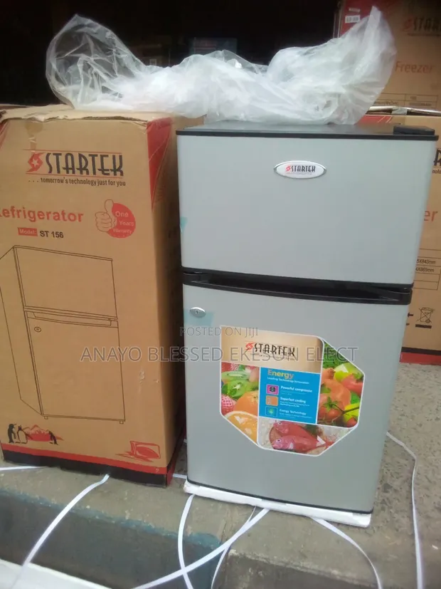 Startek Double Door Table Top Fridge - Brand New - 1