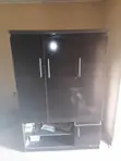Home Interiors Brown Wardrobe with Pulling Door - 1