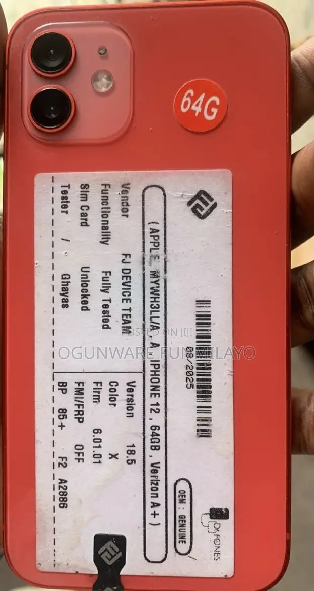 Apple iPhone 12 64GB Red - 1