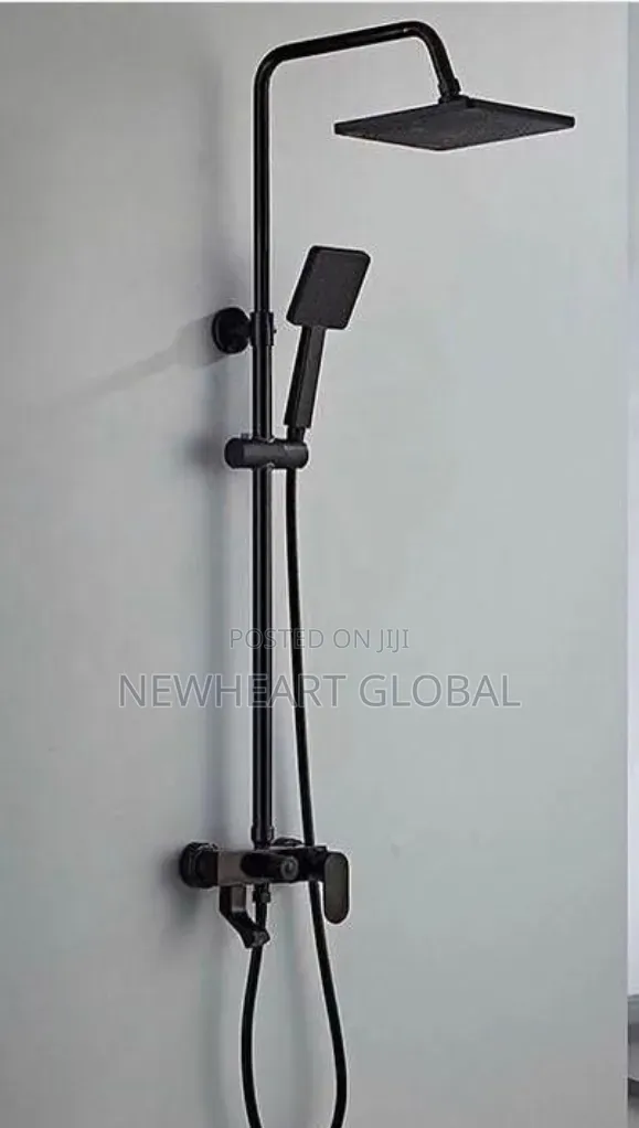 Aqua Leisure Quality Black Standing Shower - 1