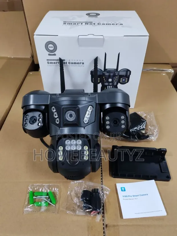 Three Lens Solar PTZ Camera (4G/WiFi) - 1