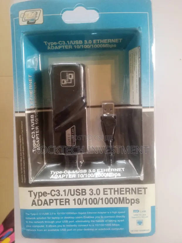 USB 3.0 to Ethernet Adapter - 1