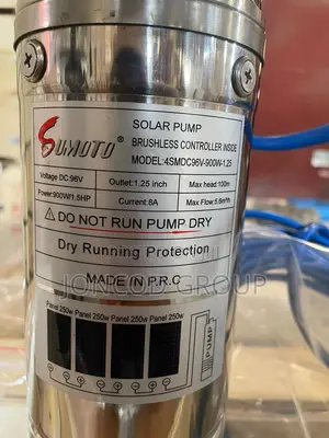 1.5hp Sumoto DC Solar Water Pump