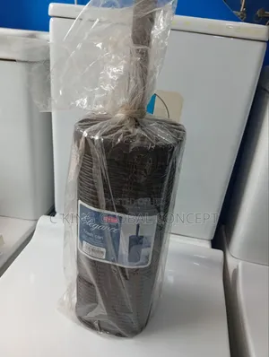 Brand New Grey Plastic Toilet Brush with Holder