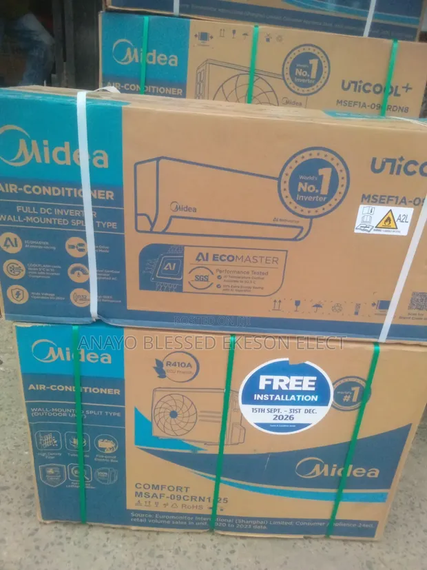 Midea 1hp Inverter Split Unit AC - 1