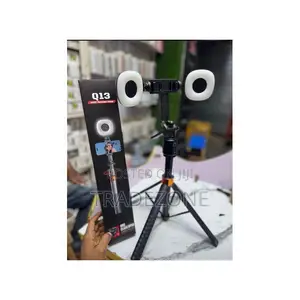 Q13 AI Face Tracking Tripod with Mini Ring Lights