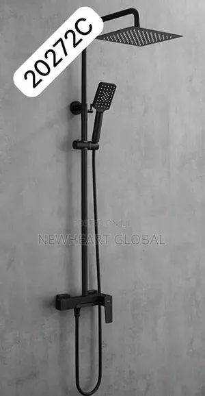 Aqua Leisure Black Standing Shower
