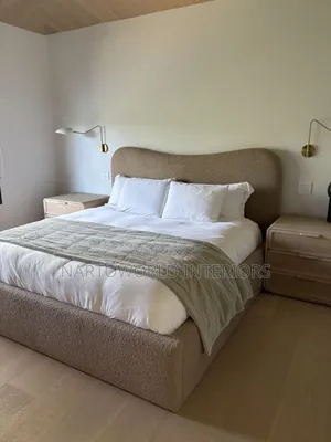 6x6 Modern Upholstered Bedframe