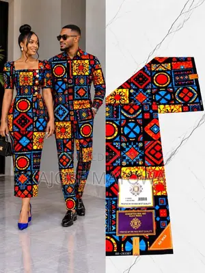 Original 100% Cotton Ankara Fabric - 6 Yards Latest Design