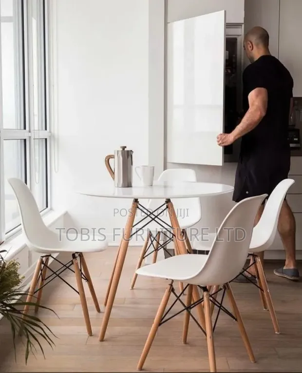 4-Seater Round Dining Set - Brand New - 1