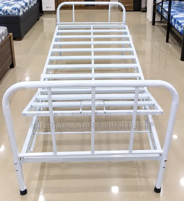 Hospital Bed - Metal, With/Without Tires - 1