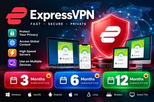 ExpressVPN | Android, iOS, PC, Mac | 12 Months