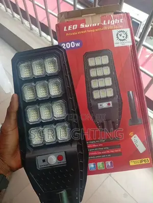 Solar Street Light - 100W/200W/400W LED, IP65 Waterproof