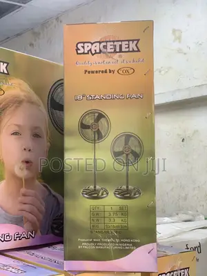 SpaceTek 18" Standing Fan (Brand New)