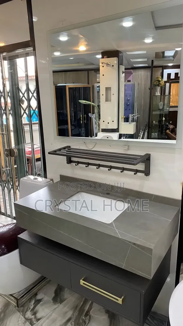 100cm Marble Cabinet Basin - 1
