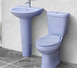Golden Diamond Two-Piece Toilet Seat - Blue