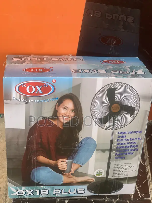 Brand New OX 18" Standing Fan - 1