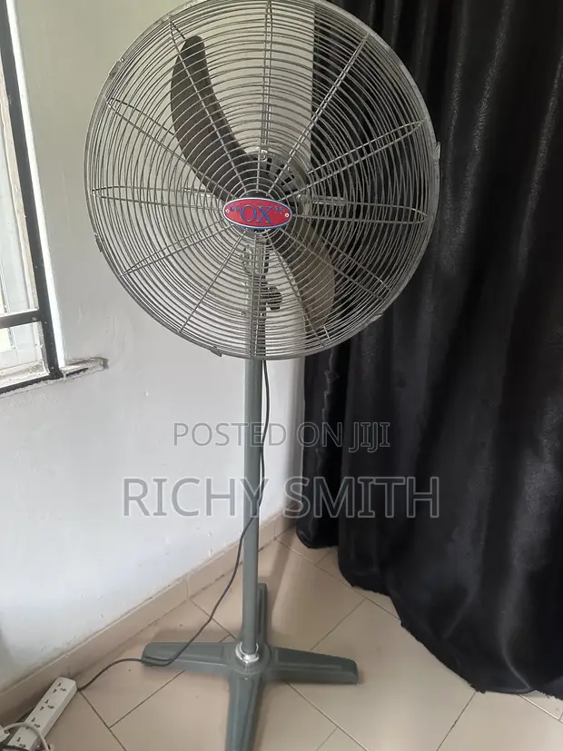 OX Standing Fan Mai Amfani - Grey - 1