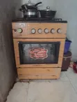 Maxi 3-Burner Gas Cooker with Hot Plate - 1