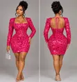 Mimi's Closet Luxury Silk Bodycon Gown - 1