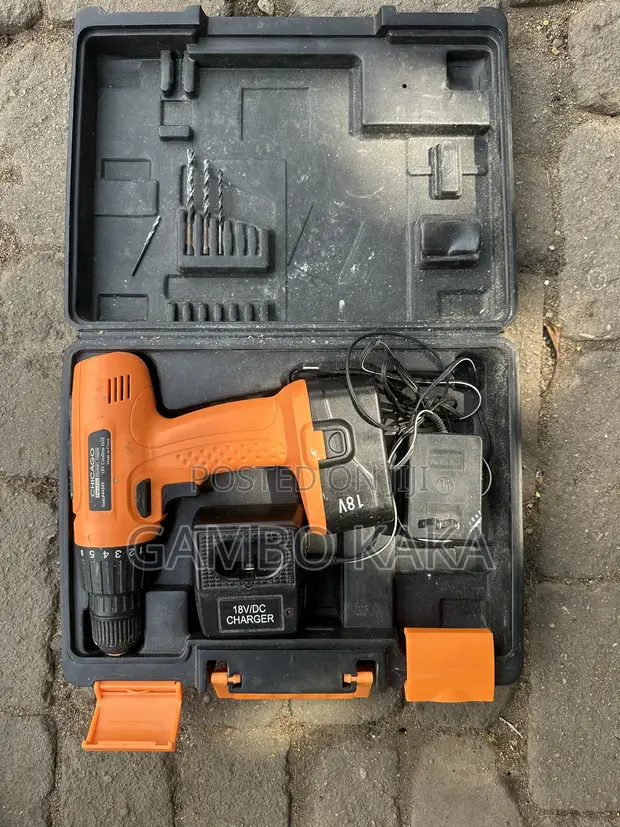 Chilitec 18V Cordless Drill with Charger and Box - 1