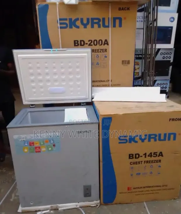 Skyrun Deep Freezer BD145A - Silver, Sabon Kaya - 1