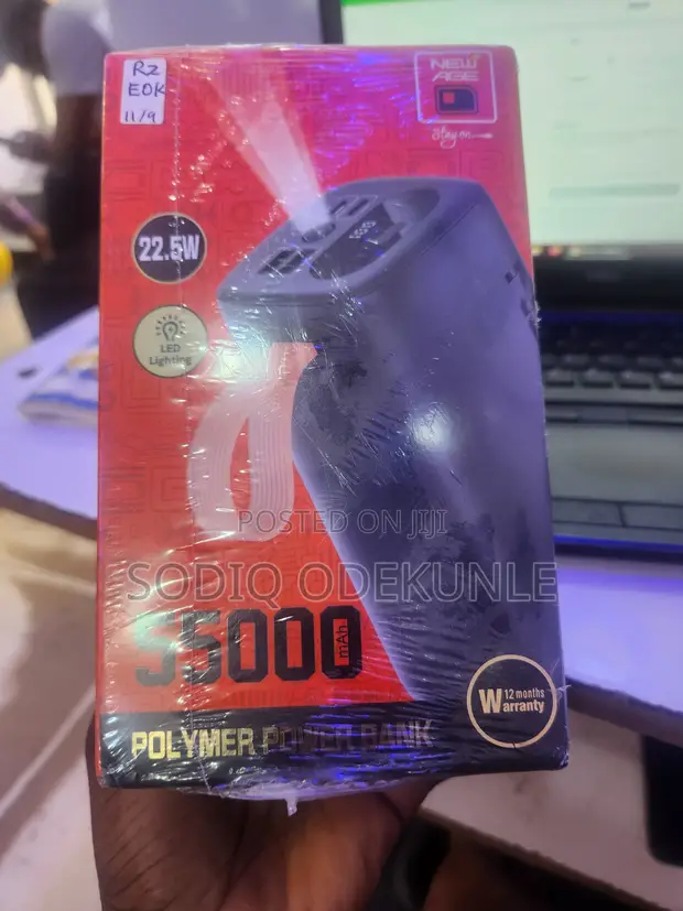 New Age Power Bank 55000mAh Black - 1