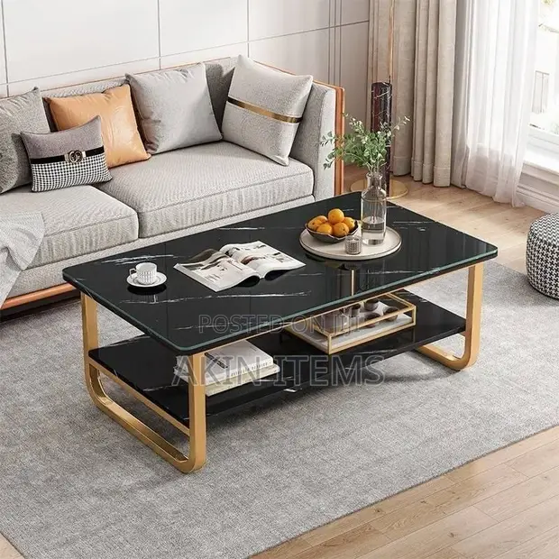 Nordic Center Table - Marble Design - 1