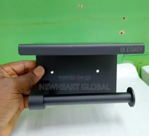 Quality Black and Silver Tissue Holder