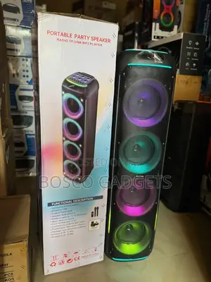 Brand New Portable Party Speaker with Microphones