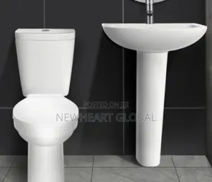 Alessi Water Closet with Basin and Pedestals - Brand New