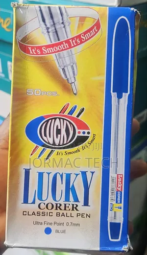 Lucky Corer Ballpoint Pen - Blue, Fakon 50