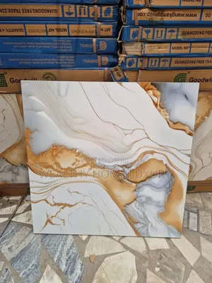 Ingantattun Fayilolin Benaye masu Zane na Marmara 60x60 a Kowane Akwati