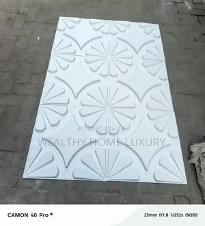 Premium 3D PVC Wall Panels (50x50cm)