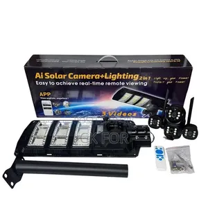 AI Solar Camera + Hasken Tsaro