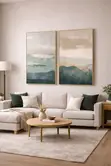 Modern Abstract Art Interior Decor Set (20x36, 2-in-1) - 3