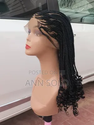 Braided Wig - Ghana Weave with Curls