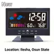 CL Table Digital Clock - Weather & Temperature Display - 1