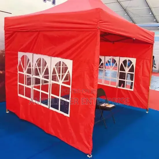 10x10ft Foldable Canopy with Side Cover - 1
