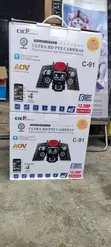 Asalin CICPowerplus C-91 Kamara ta CCTV mai 4-Lens da Rana - 1